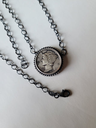The Augusta Dime Necklace