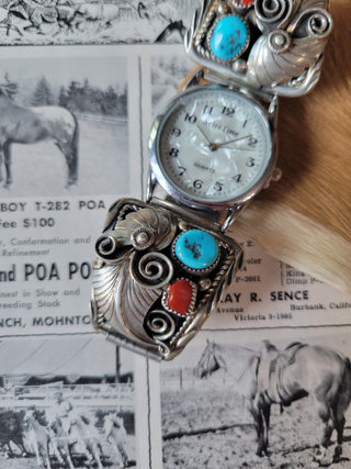 The Leona Watch - Coral & Kingman