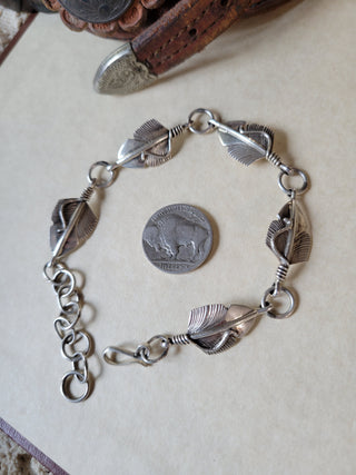 The Charlie Feather Chain Bracelet