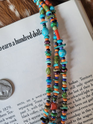 The Lula Naja Pendant & Triple Strand Set