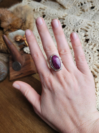 The Darla Ring - Purple Spiny - Sz 7
