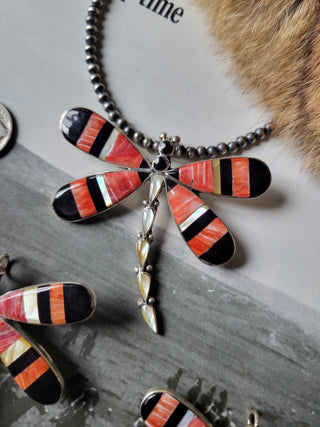 The Estelle Inlay Dragonfly Pin/Pendants