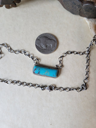 The Ella Mini Bar Necklace - Kingman