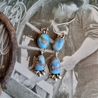 The Julie Earrings- Golden Hills