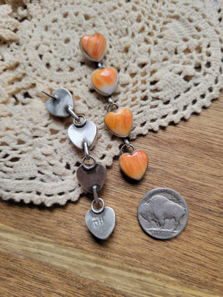 The Faith Heart Dangles - Spiny - #2