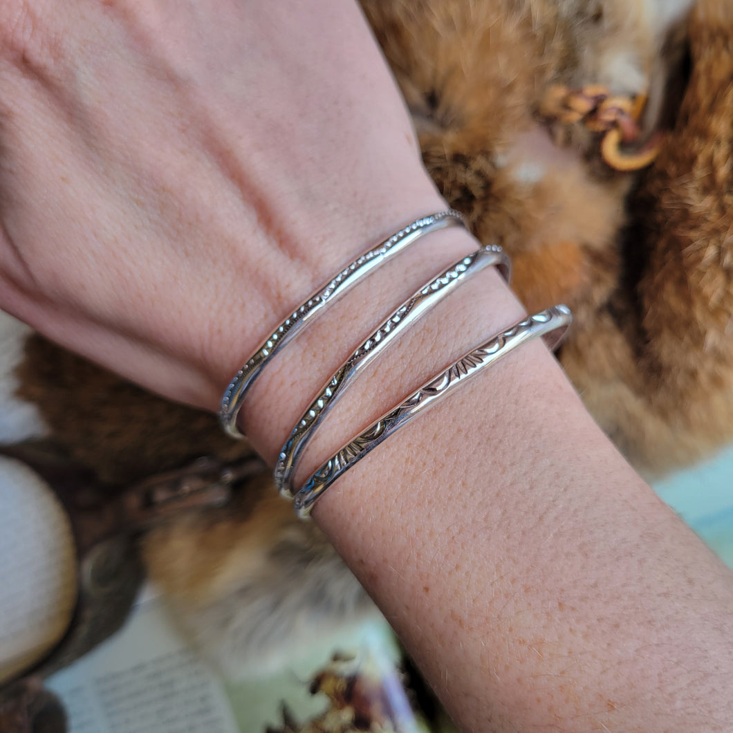 The Pine Stacker Cuffs