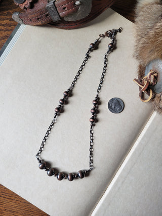 Annabelle Copper Pearl Necklace