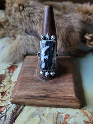 The Kuntz Bar Ring - Sz 10 - White Buffalo