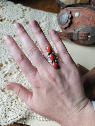The Cimarron Ring - Sz 6.5 - Coral