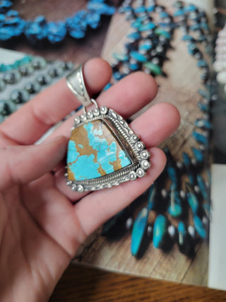 The Casey Pendant - #8 Turquoise