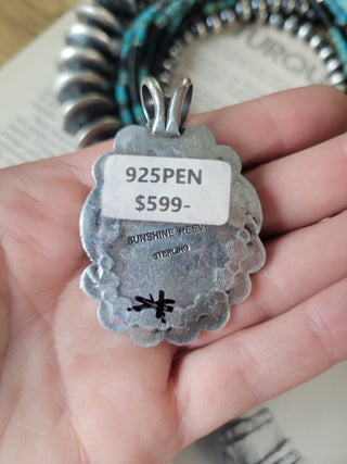 The Betsy Pendant - Black Jack