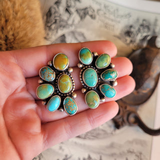 The Travis Half Cluster Studs