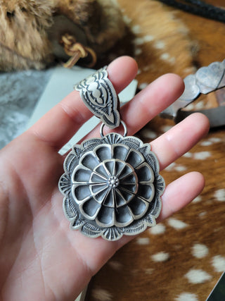 The Etta Concho Statement Pendant - Leander Tahe