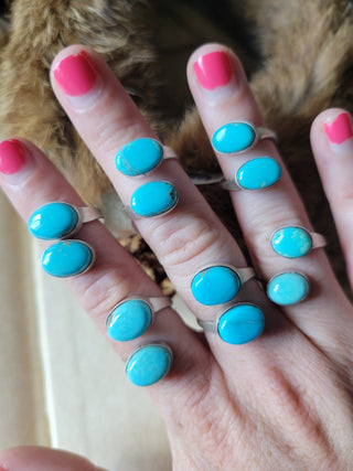 2 Stone Kingman Adjustable Rings