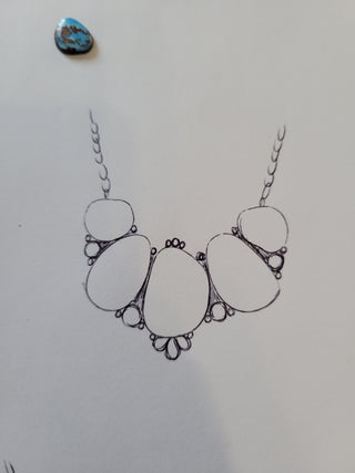 "Something Blue" Bridal Necklace