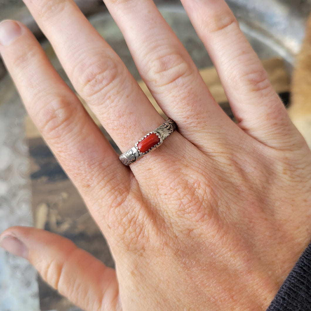 Custom Coral Ring