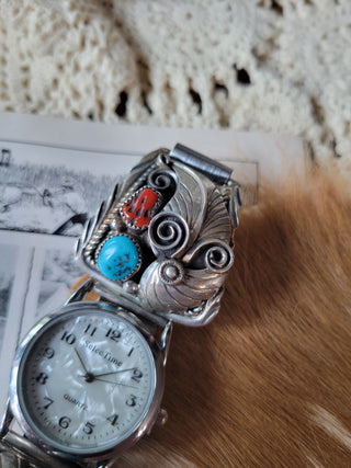 The Leona Watch - Coral & Kingman