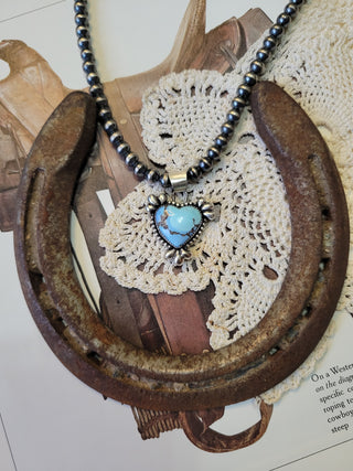 Golden Hills Heart Pendant