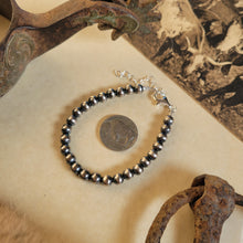 Load image into Gallery viewer, 6mm Pearl Bracelet