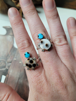 The Kathryn Turtle Rings - Sz 7