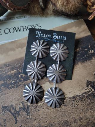 The Montgomery Concho Earrings