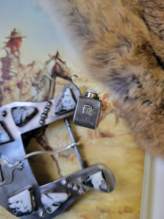 Ashlee's Custom Buckle - White Buffalo