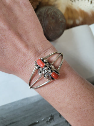 The Boon Cuff - Coral