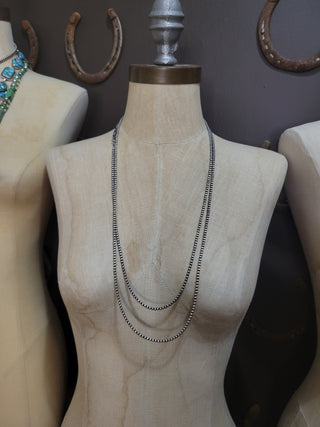 3mm 60" Pearl Necklace