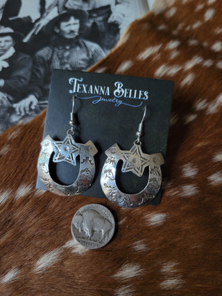 Sheriff Taylor Horseshoe Earrings