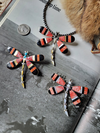 The Estelle Inlay Dragonfly Pin/Pendants