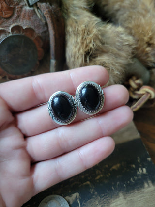The Prescott Studs - Black Onyx