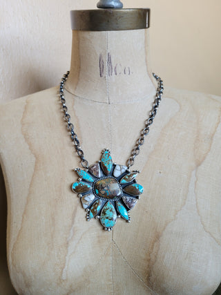 The Whirlwind Cluster Necklace - Paula