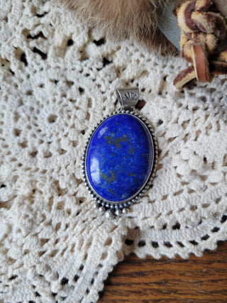 Mr Bluebird Pendant - Lapis