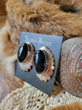 The Dalton Studs - Onyx - Vintage