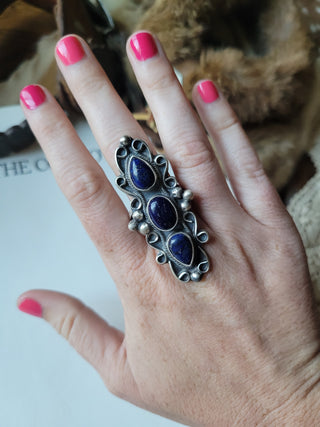 The Outrider Ring - Sz 10 - Lapis