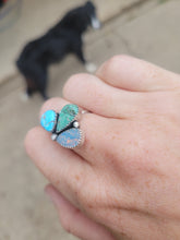 Load image into Gallery viewer, Lauren - Half Cluster Ring - Sz 6.5