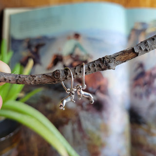 Weiner Dog Huggie Hoops