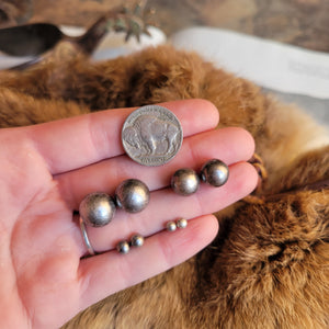 Silver Pearl Studs