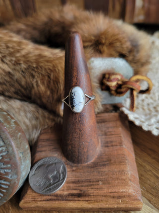 The Sharon Ring - White Buffalo - Sz 7