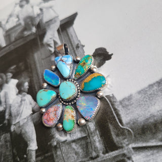 The Lauren Mixed Mine Cluster Pendant