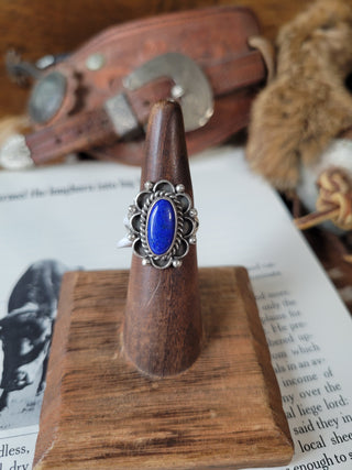 The Bluegrass Ring - Sz 8.5 - Lapis