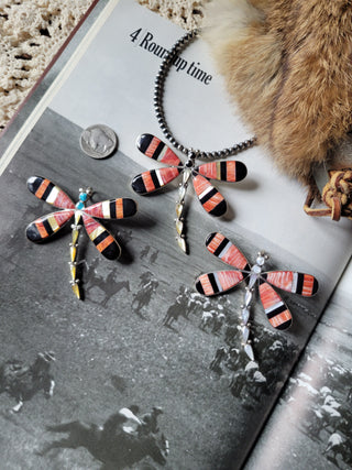 The Estelle Inlay Dragonfly Pin/Pendants