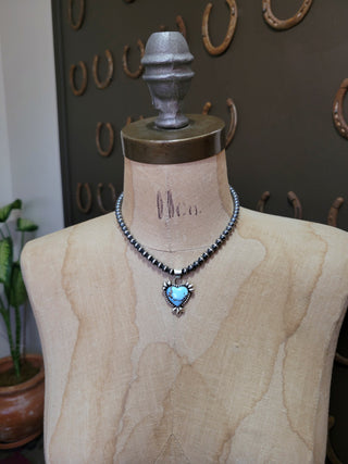 Golden Hills Heart Pendant