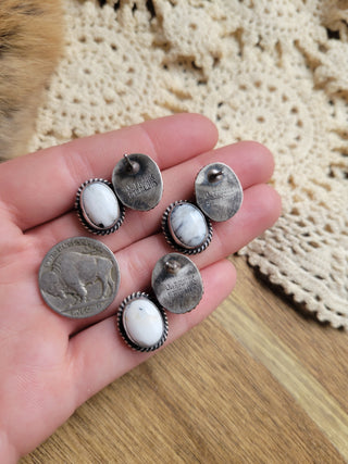 The Jasmine Studs - White Buffalo