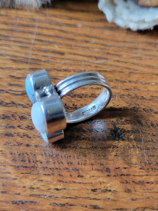The Bailey Cluster Ring - Sz 6/Adjustable
