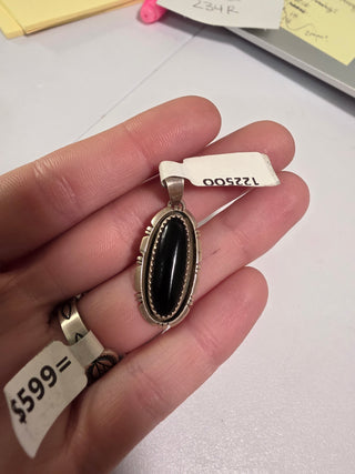 Bug - onyx pendant