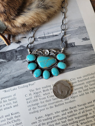 The Liz Half Cluster Necklace - Kingman