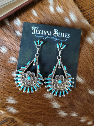 The Clementine Needlepoint Earrings