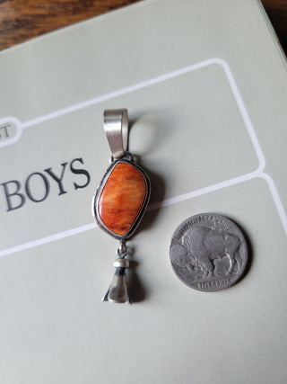 The Blackwell Blossom Pendant - Orange Spiny