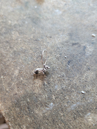 Weiner Dog Huggie Hoops